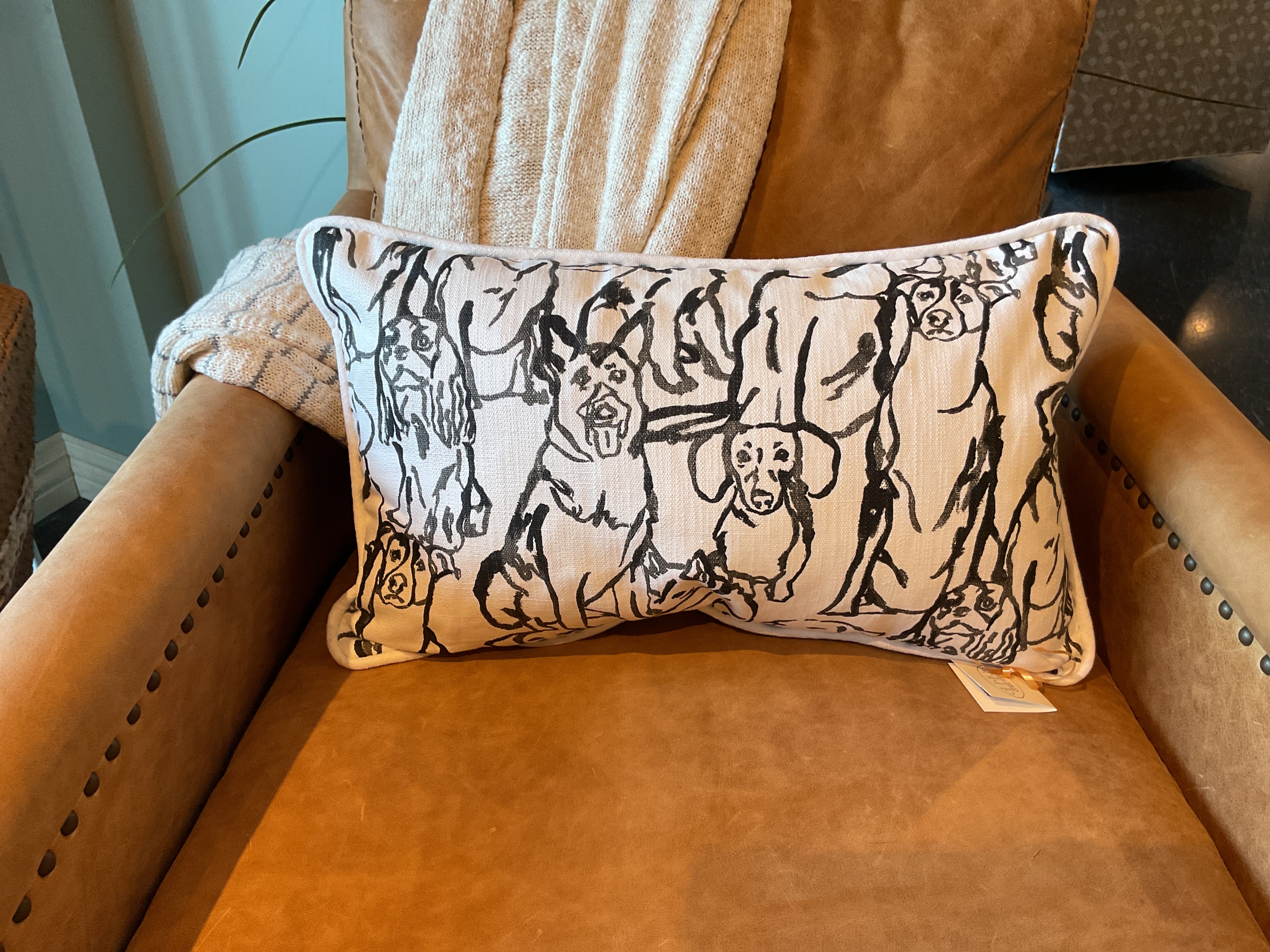 Phil's Friends Dog Toile Fabric by the Yard | Nell Hill's