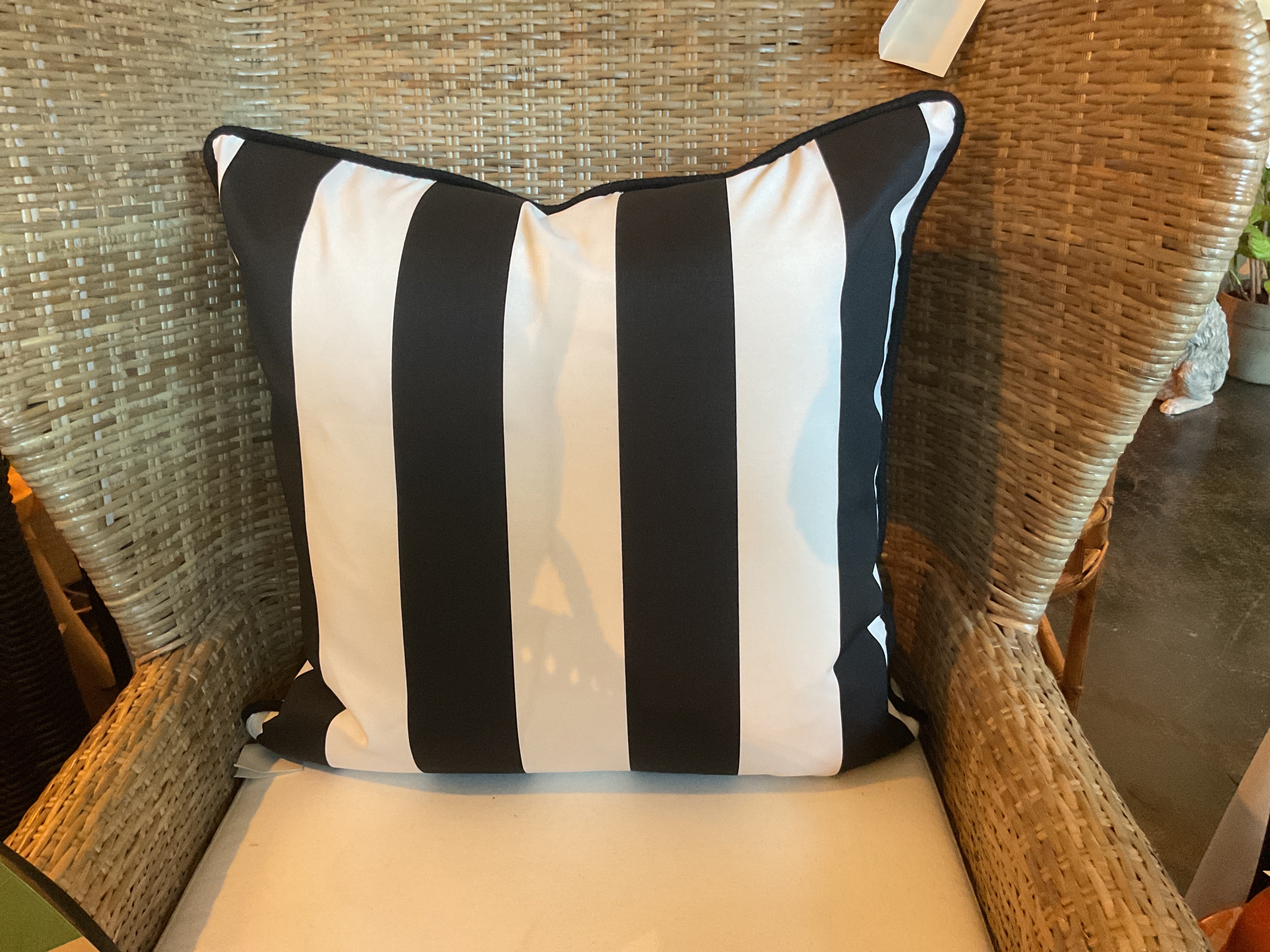Vertical Villa Stripe w/ Sunbrella Cord