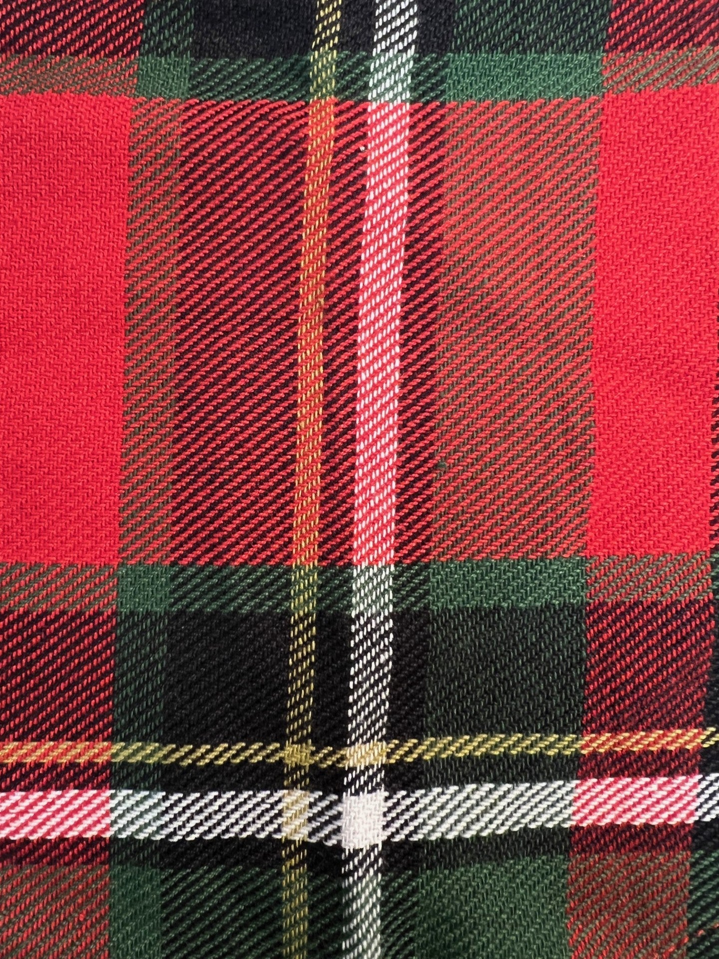Cotton Dog Scarf, multi color plaid