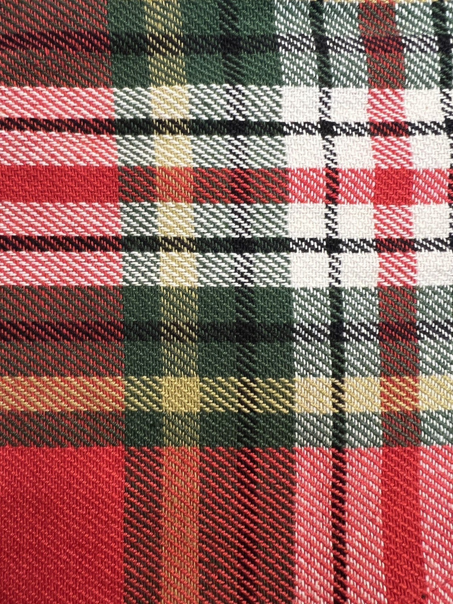 Cotton Dog Scarf, multi color plaid