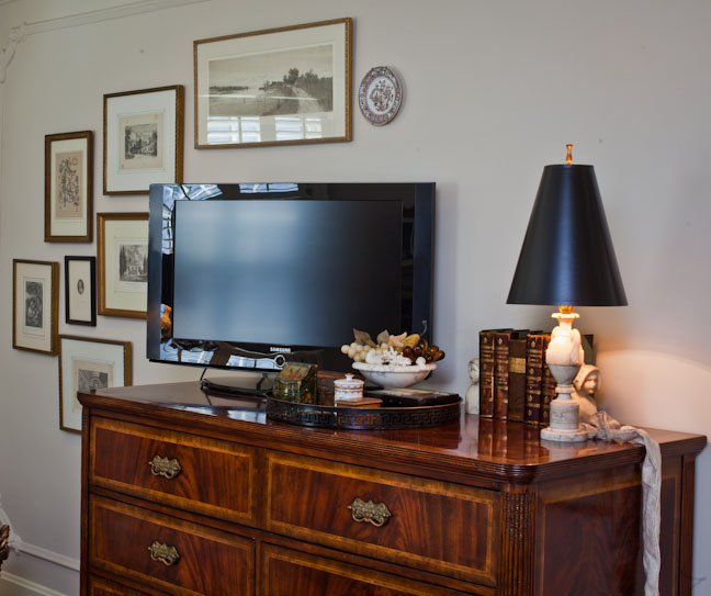 Hidden in Plain Sight: Decorating Around Your TV - Nell Hill\'s