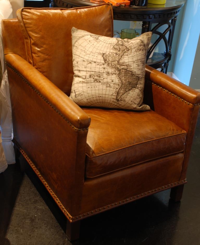 Decorating With Leather Furniture 3, Camel Colored Leather Chairs