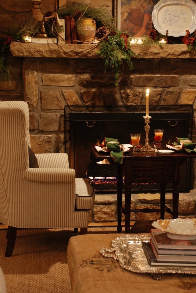 Dinner by the fire 3